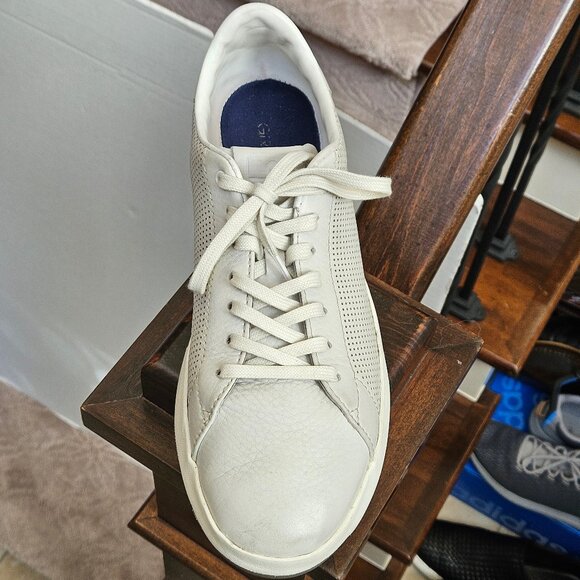 Cole Haan Men's GrandPro Leather Sneakers, Lt Gray, Sz 10 - Picture 10 of 16